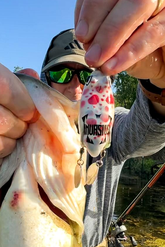 Invasive Lures Chop Frog Double-Bladed Topwater Frog