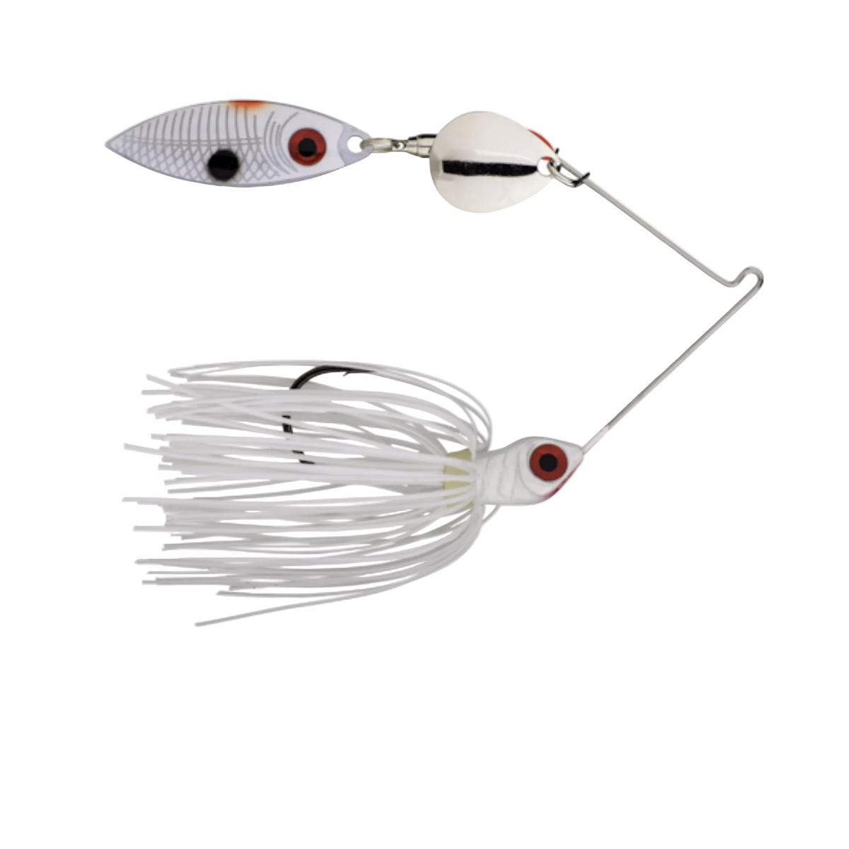 Fishing lure with detailed design on a white background