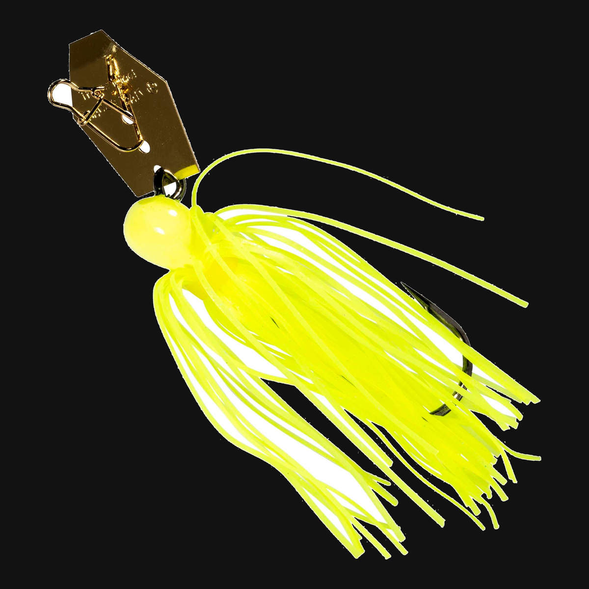 Z-Man ChatterBait Mini 1/4-ounce bladed jig in Chartreuse