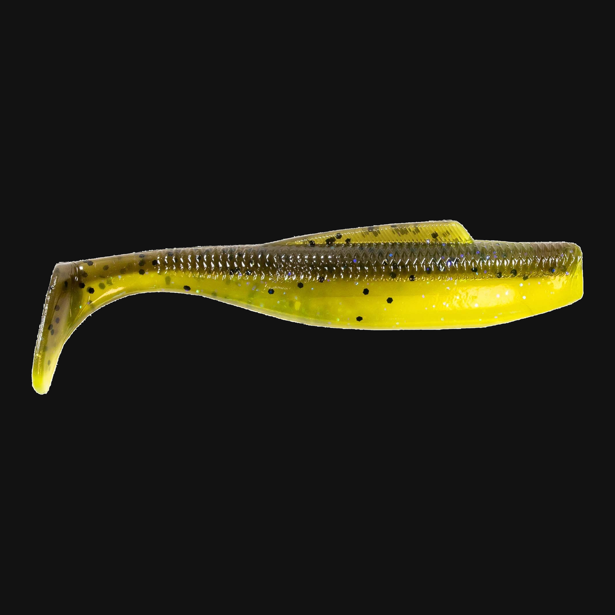 Z-Man DieZel MinnowZ in Hot Snakes, paddle tail swimbait