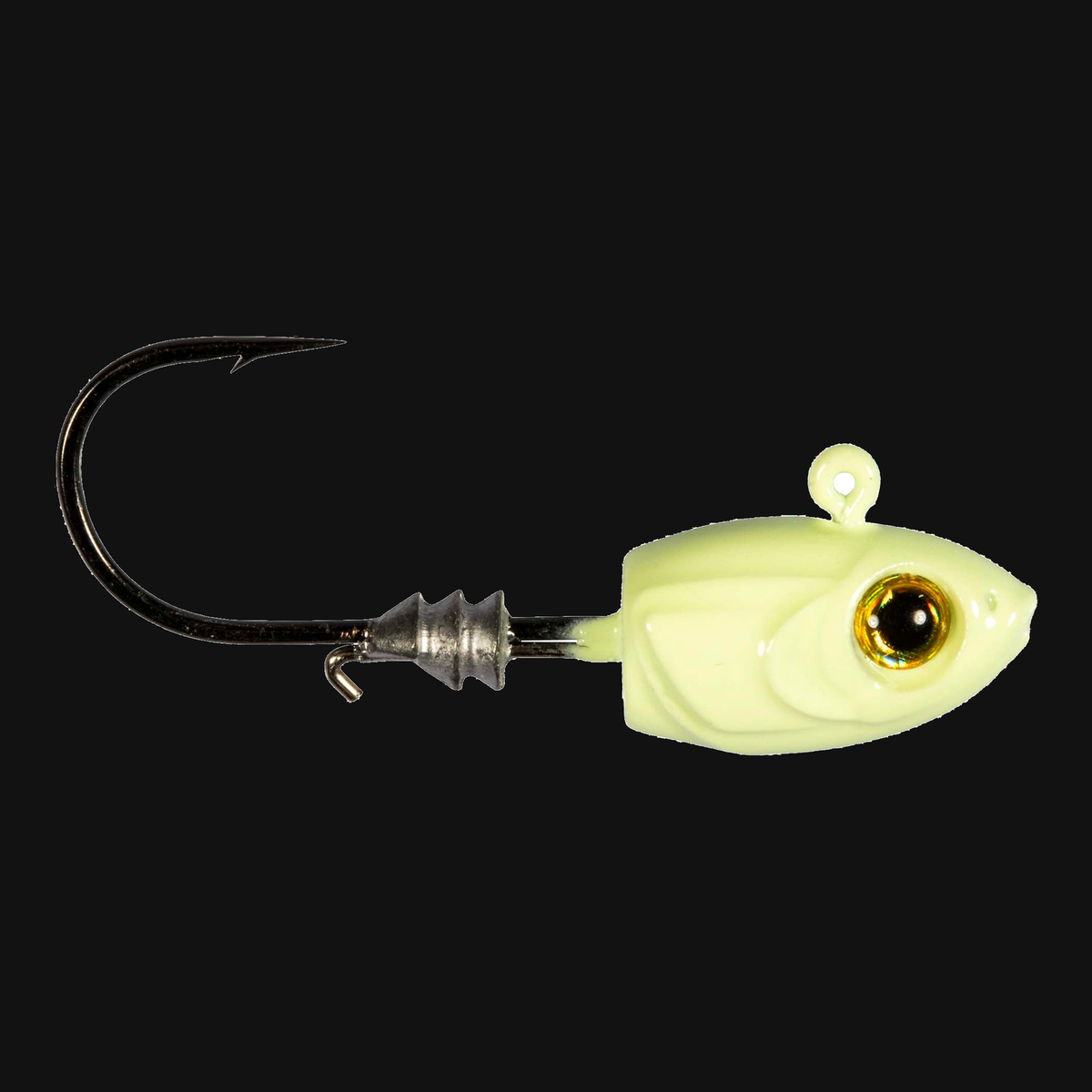 Z-Man Micro Shad HeadZ™, 1/8oz (4-pack) / Glow