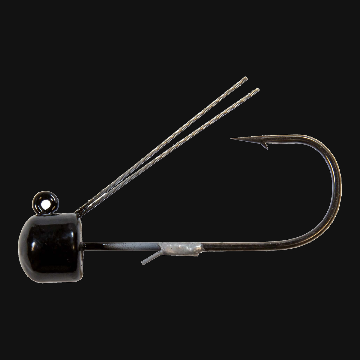 Z-Man Power Finesse ShroomZ™ Weedless, 1/10 oz (3-pack) / Black