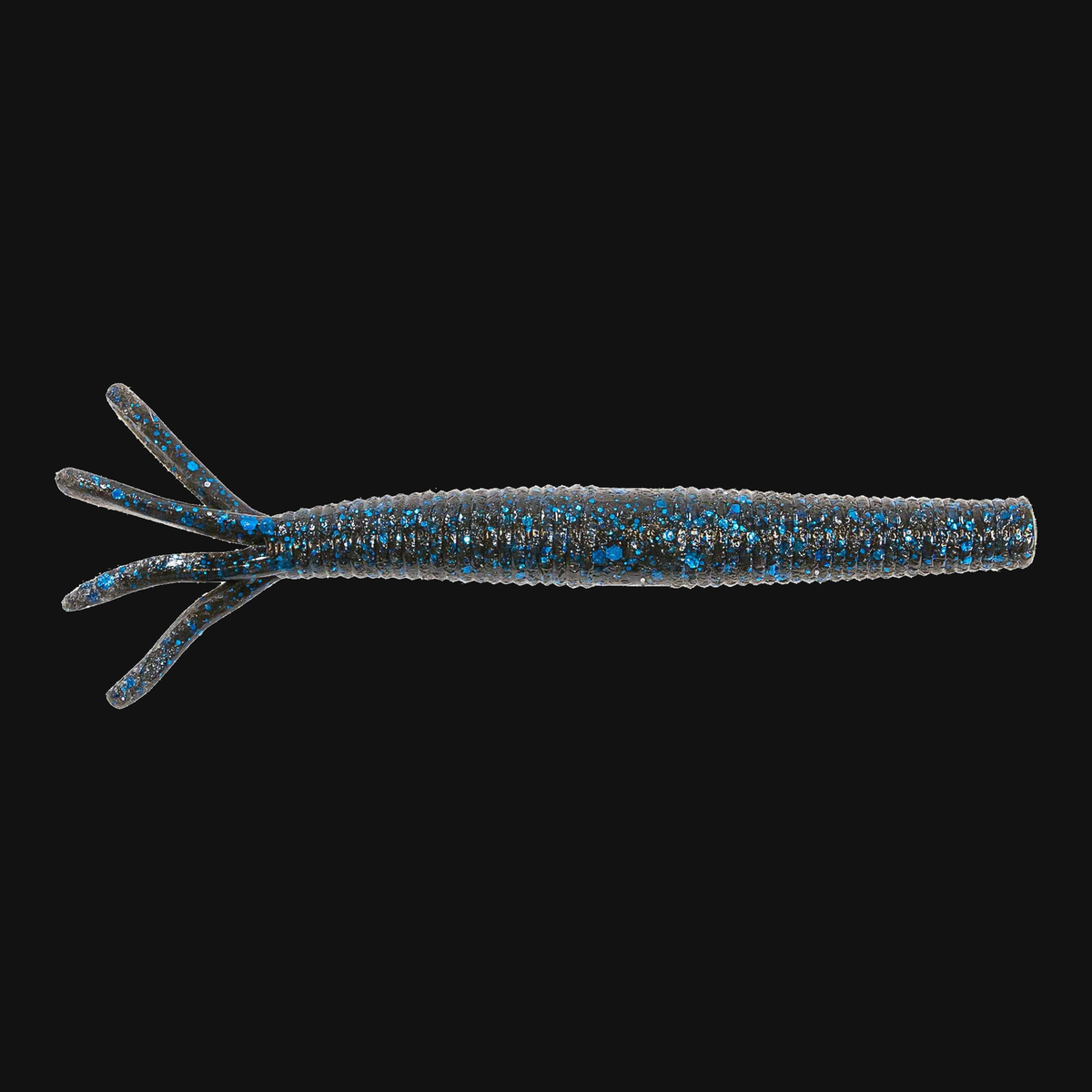 Z-Man Hula StickZ 4-inch finesse bait in Black/Blue Flake