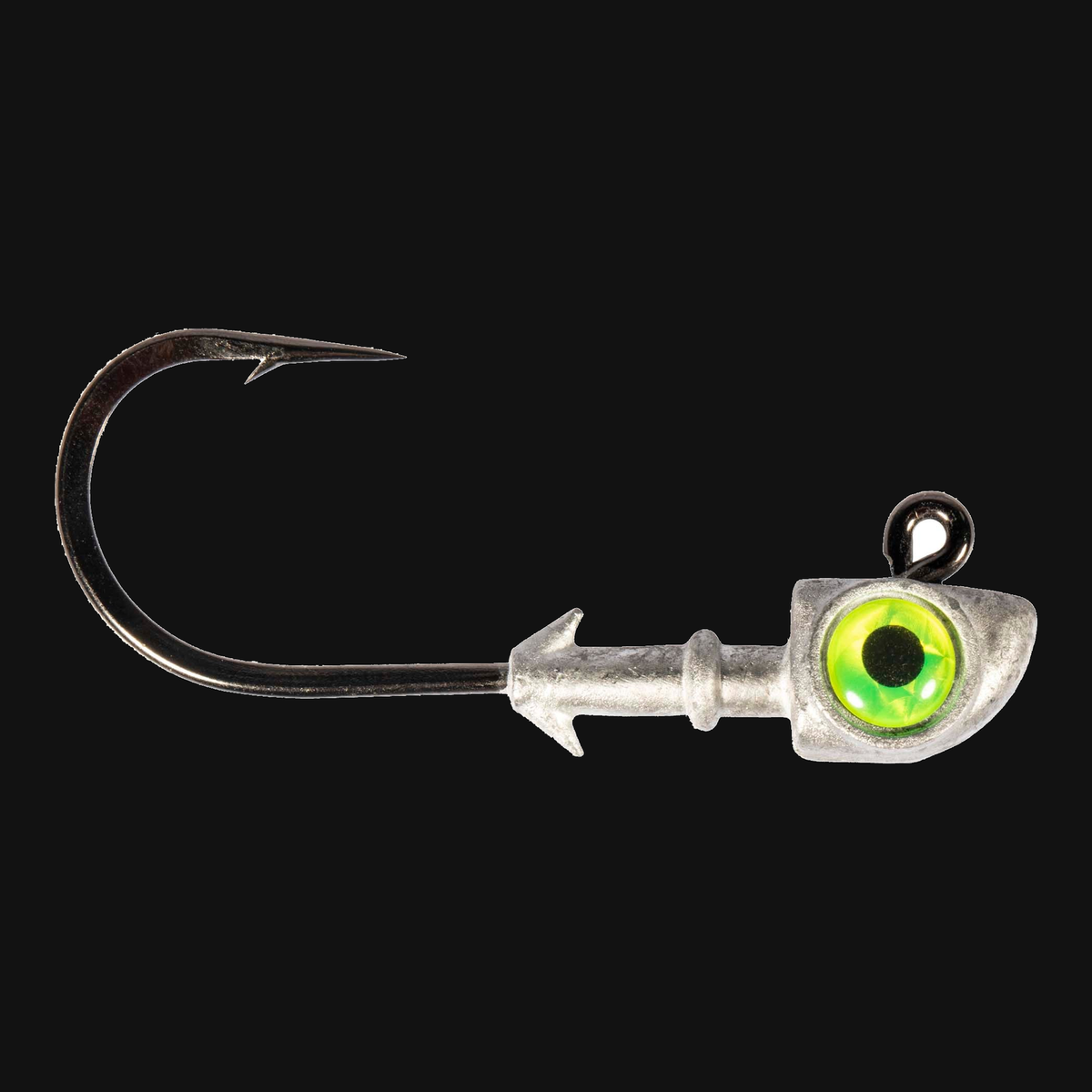 Z-Man DieZel Eye™ Jigheads, 6/0 (2-pack) / 3/8 oz / Chartreuse