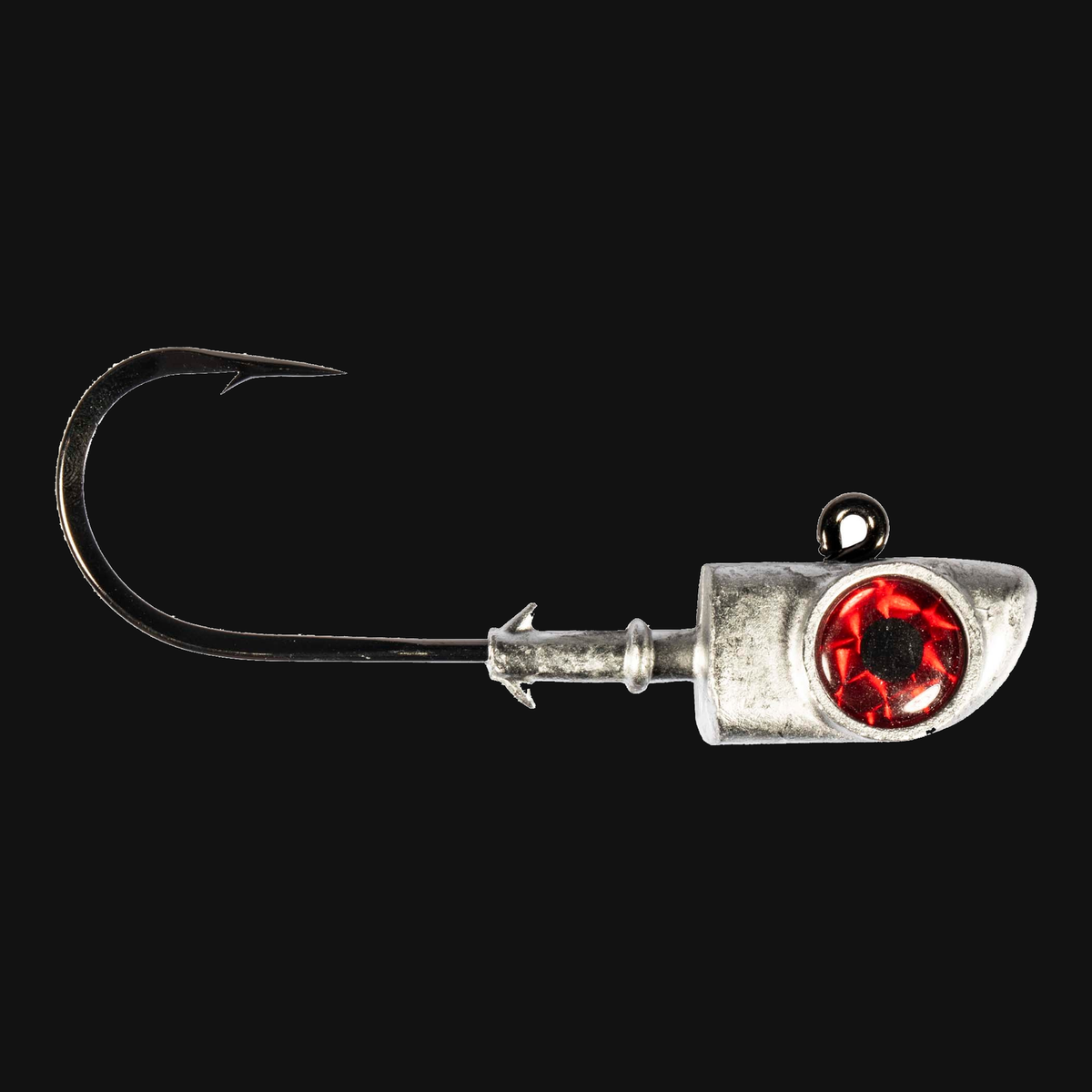 Z-Man DieZel Eye™ Jigheads, 8/0 (2-pack) / 3 oz / Red