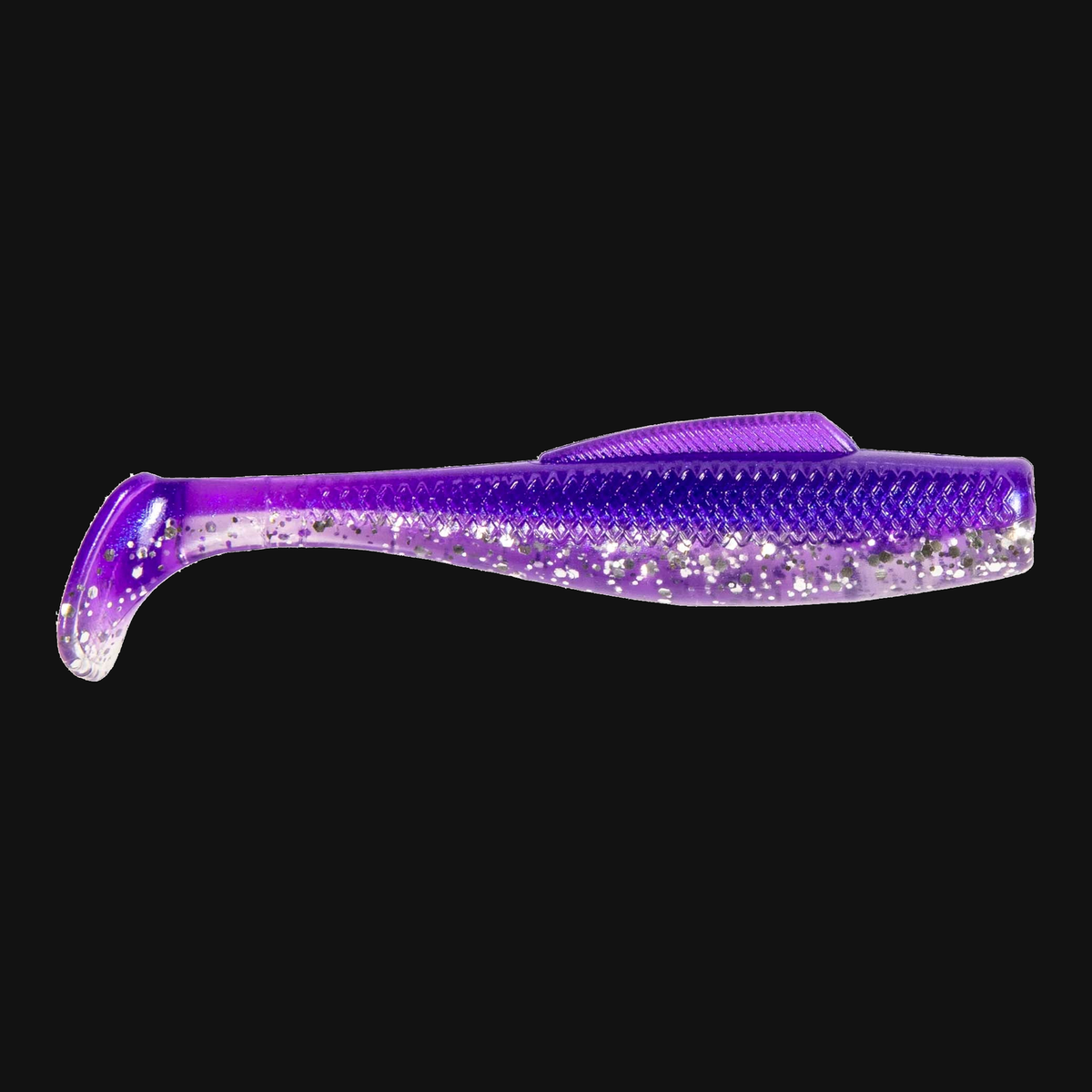 Z-Man MinnowZ in Dark N Stormy, paddle tail swimbait