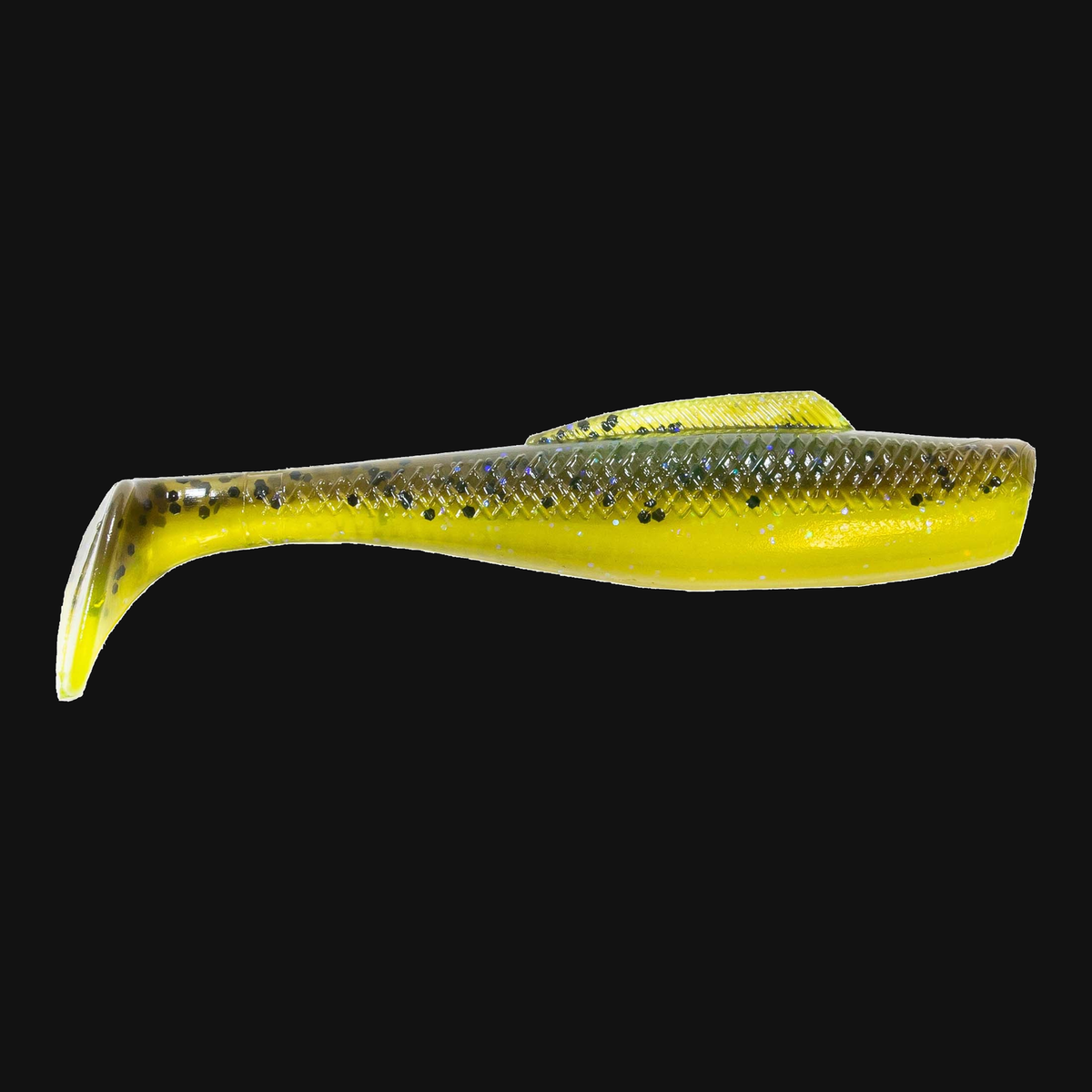 Z-Man MinnowZ in Hot Snakes, paddle tail swimbait