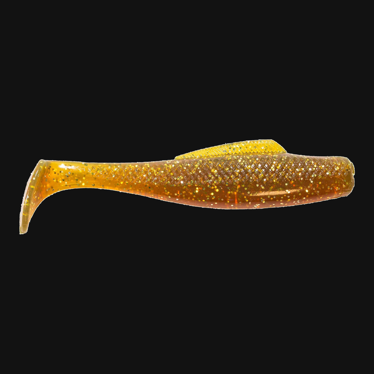 Z-Man MinnowZ in Midnight Oil, paddle tail swimbait