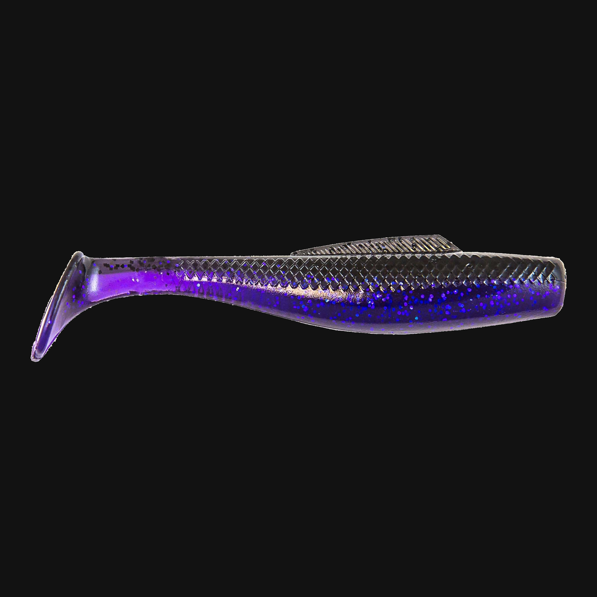 Z-Man MinnowZ in Purple Demon, paddle tail swimbait
