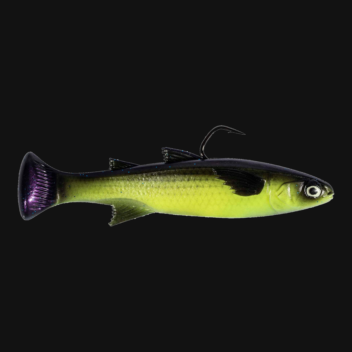Z-Man Mulletron LT 4.5-inch line-through swimbait in Bayou Tiger