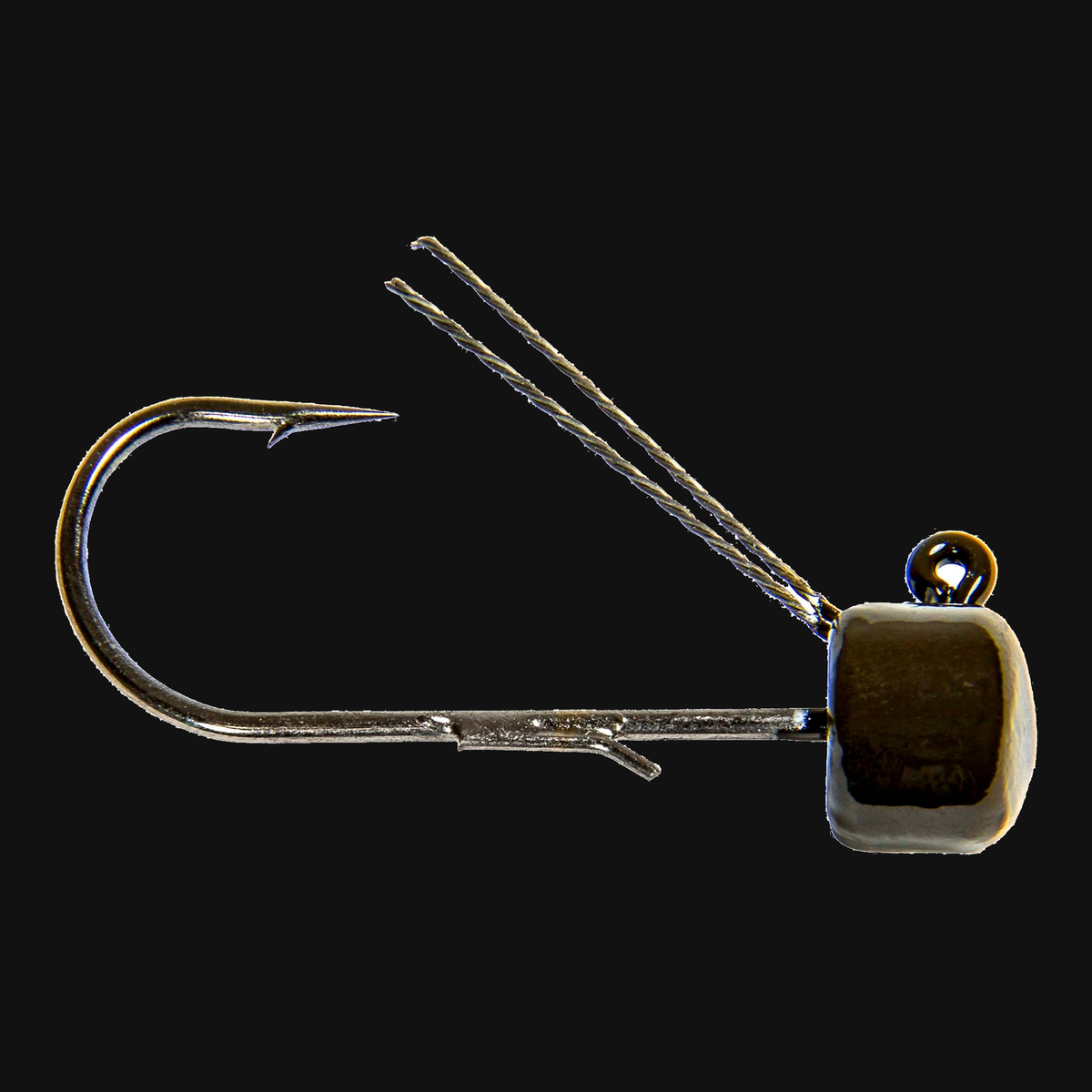 Z-Man Pro ShroomZ Weedless 1/3-ounce jighead, 4-pack in Green Pumpkin