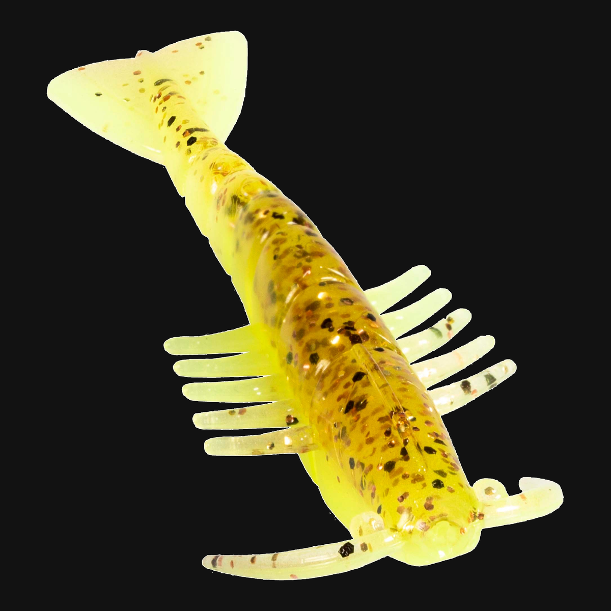 Z-Man Salty Ned ShrimpZ 2.5-inch shrimp bait in Sexy Penny