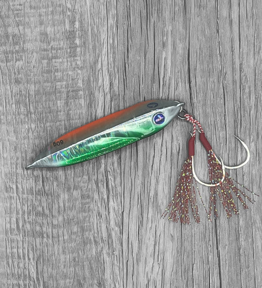 Kraken Jigz Head Hunter Green/Orange Slow Pitch Micro Jig