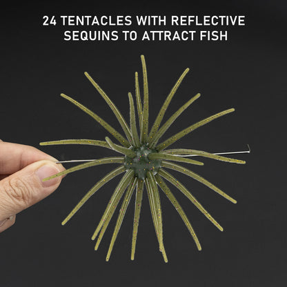 Sea Urchin Lures 4in Freshwater Saltwater Soft Baits