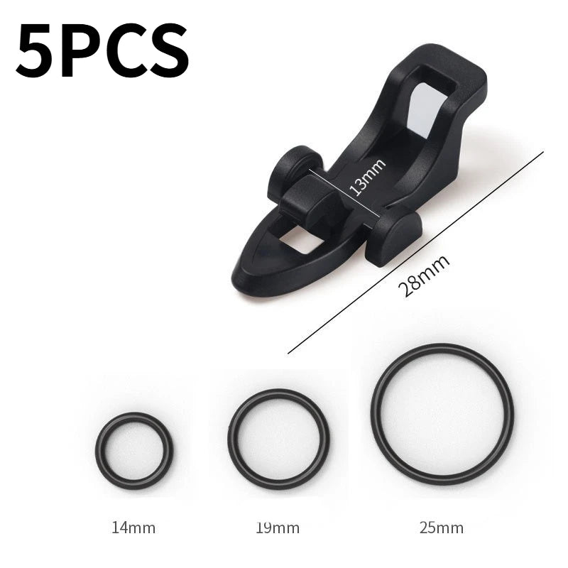 5pcs Fishing Rod Pole Hook Keeper Lure Bait Holder Lure Accessories Jig Hooks Safety Keeping Holder Fishing Tool