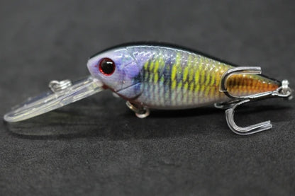 Crankbait Fishing Lure 8g 8cm 3 Meters Depth High End Hooks Wide Wobble with Deep Diving Carp Fishing HC549