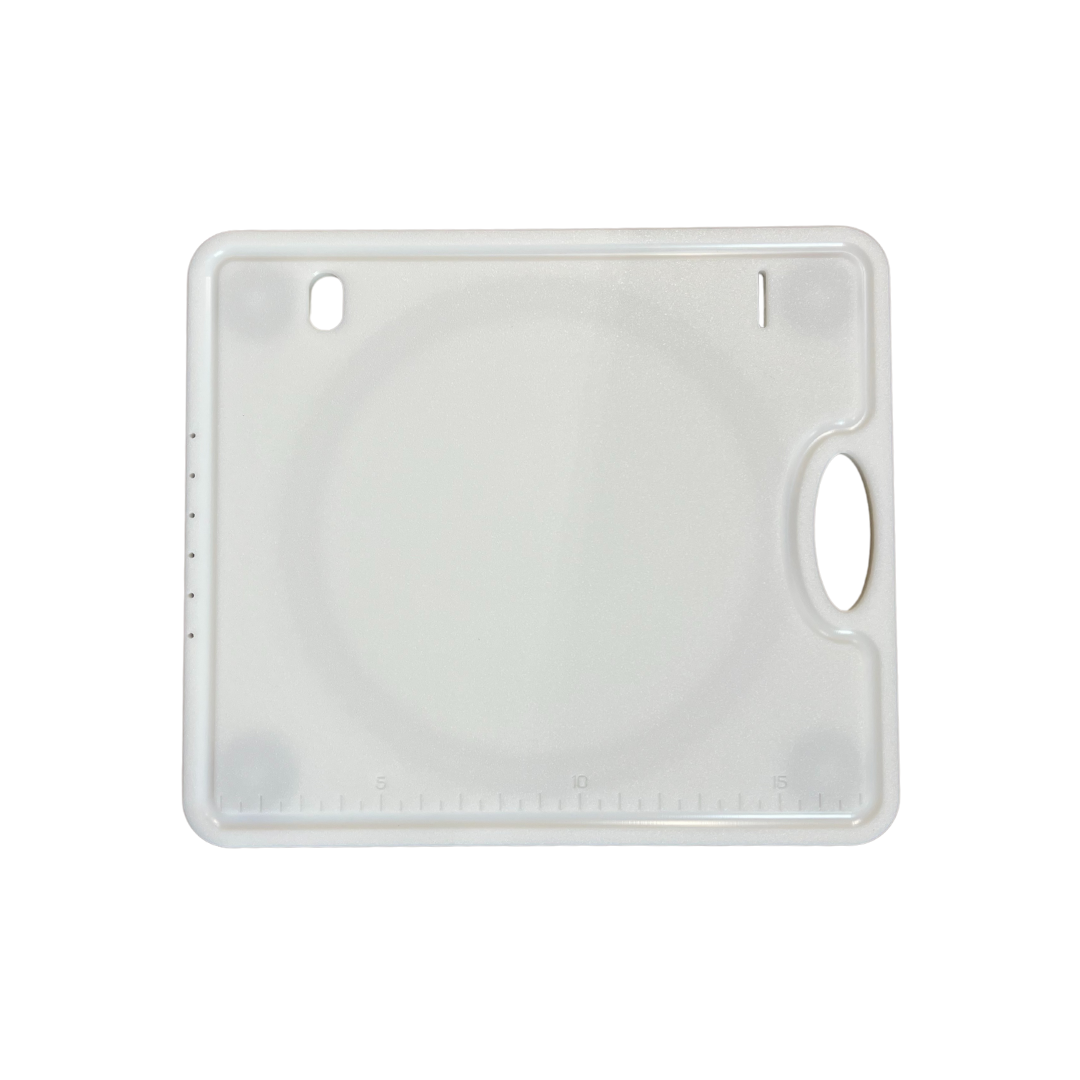 TRAPSKI Bucket Board | Made in USA | Marine-Grade HDPE | Fits 5-Gallon Buckets & Coolers | Integrated Ruler | Non-Skid Feet | Fillet, Bait Prep & Gear