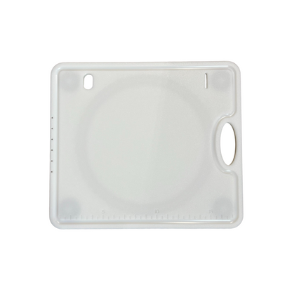 TRAPSKI Bucket Board | Made in USA | Marine-Grade HDPE | Fits 5-Gallon Buckets & Coolers | Integrated Ruler | Non-Skid Feet | Fillet, Bait Prep & Gear