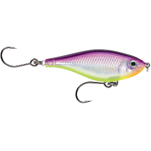 Rapala X-Rap Twitchin Mullet 2-1/2" Purple Chartreuse