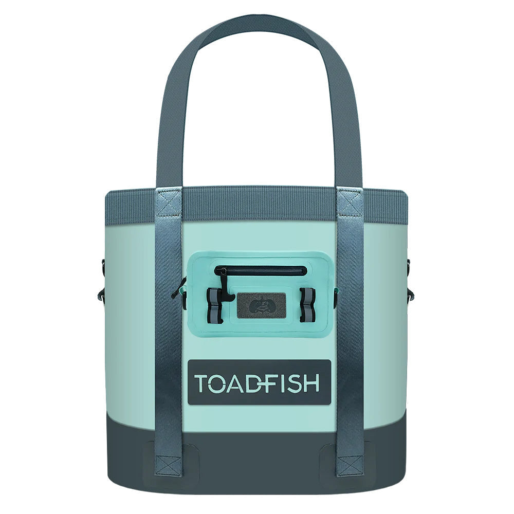 Toadfish 34L Waterproof Tote + MagLatch Sling | Seafoam | DrySeal Interior Zipper | Salt-Tough Shell | Built-In Sunhat Holder | 2-in-1 Modular
