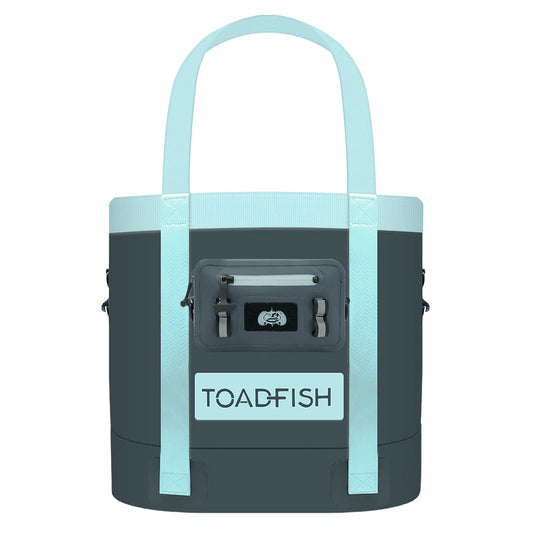 Toadfish 34L Waterproof Tote + MagLatch Sling | Ocean Blue | DrySeal Interior Zipper | Salt-Tough Shell | Built-In Sunhat Holder | 2-in-1 Modular