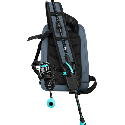 Toadfish 14L Fishing Sling Pack | 100% Waterproof | Rod Holder | Net Holder | Plier Pocket | Fly & Lure Patch | Rapid-Dry Sling | Salt-Tough