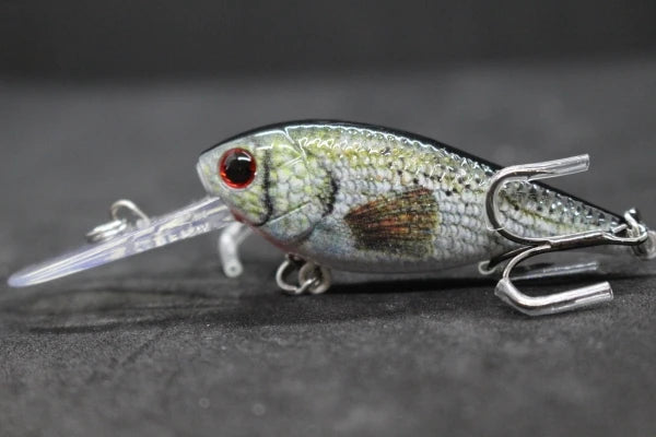 Crankbait Fishing Lure 8g 8cm 3 Meters Depth High End Hooks Wide Wobble with Deep Diving Carp Fishing HC549