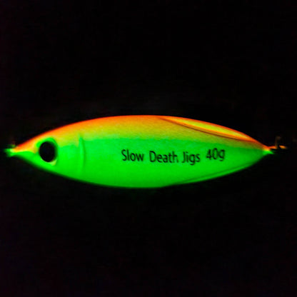 Submission Fishing Co. Sumo Slow Pitch Jig | Two-Face Rigging | Leaf Wobble | 20g | 7 Colors | Bay, Inshore & Surf