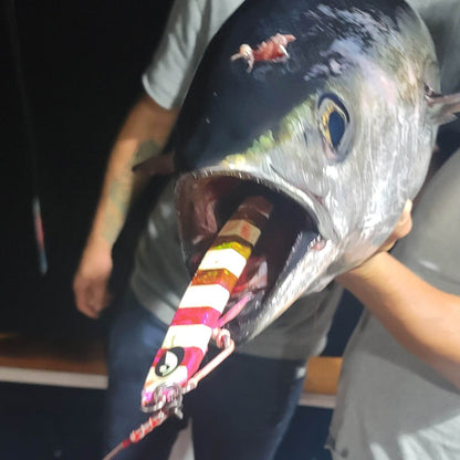 Submission Fishing Co. Kraken Assist Hooks | Solid Steel Core | Braided-Wrapped Leader | Welded Eyelet | 10/0 | Heavy-Duty Offshore