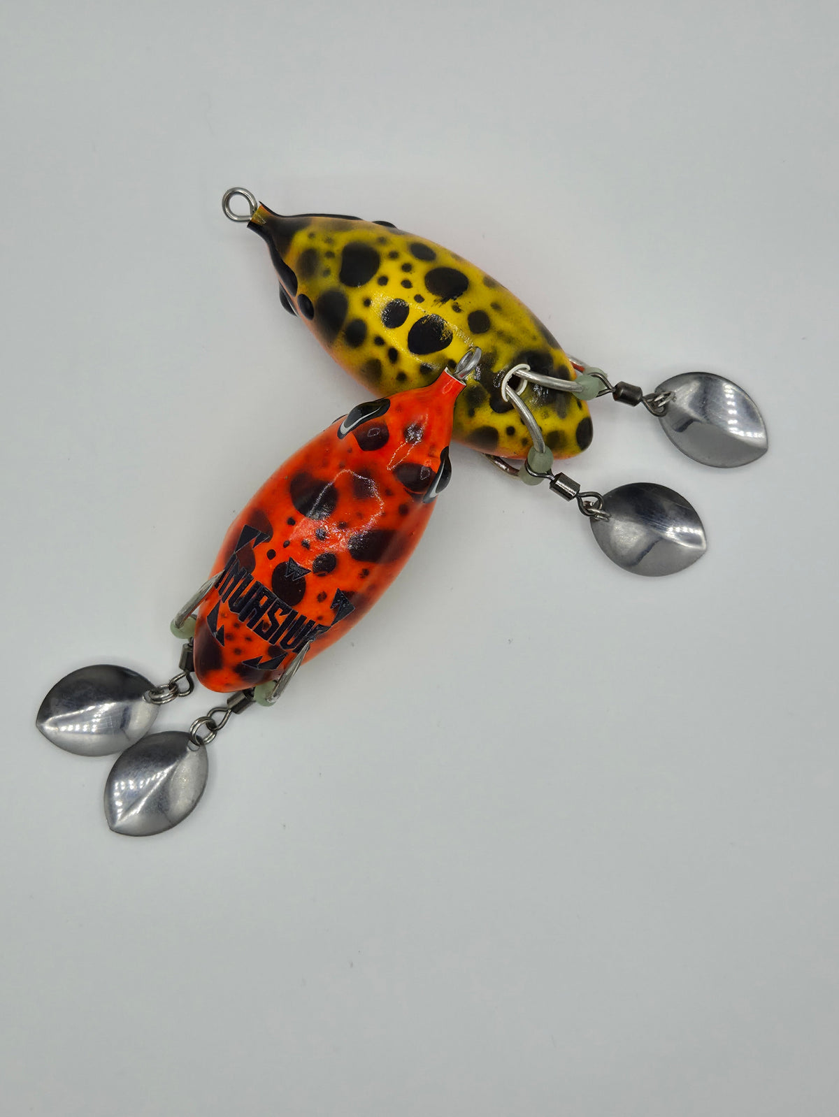 Invasive Lures Chop Frog Double-Bladed Topwater Frog
