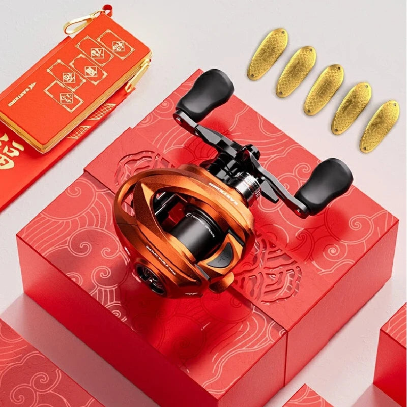 Kastking Hongsun Ultra Baitcasting Reel Second Gen Feather Spool Ultra Light Aluminum Alloy Micro Bait Stream Fine Fishing Lure