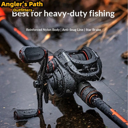KastKing Brutus Baitcasting Fishing Reel Magnetic Brake System Anti Backlash Long Casting For Freshwater Saltwater Outdoor