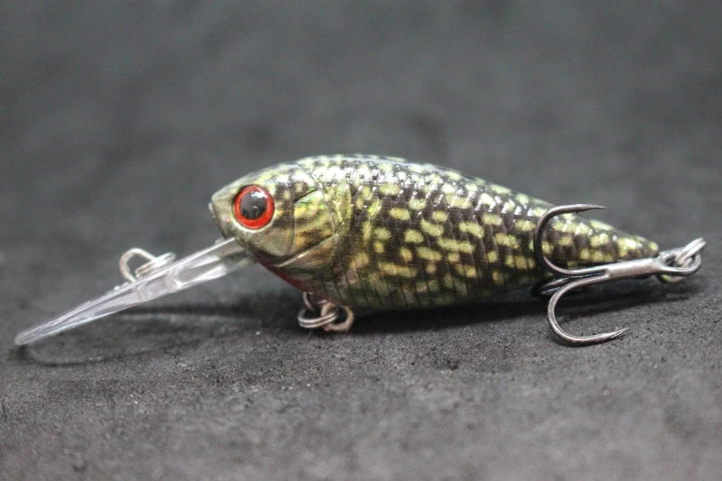 Crankbait Fishing Lure 8g 8cm 3 Meters Depth High End Hooks Wide Wobble with Deep Diving Carp Fishing HC549