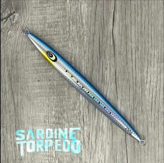 Kraken Jigz Torpedo Sardine UV Slow Pitch Jig | 250g