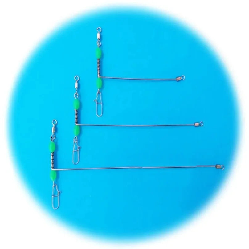 3 Way Connector Sea Fishing Hook Fishing Pellet Line Fish Accessories T-Shape 3 Way Corrosion Resistance Rolling Swivel Tool