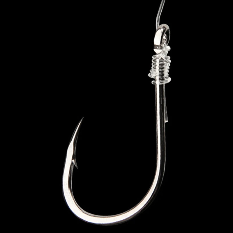 1000 PCS Fishing Hooks Set High Carbon Steel Barbed Fish Hooks for Saltwater and Freshwater