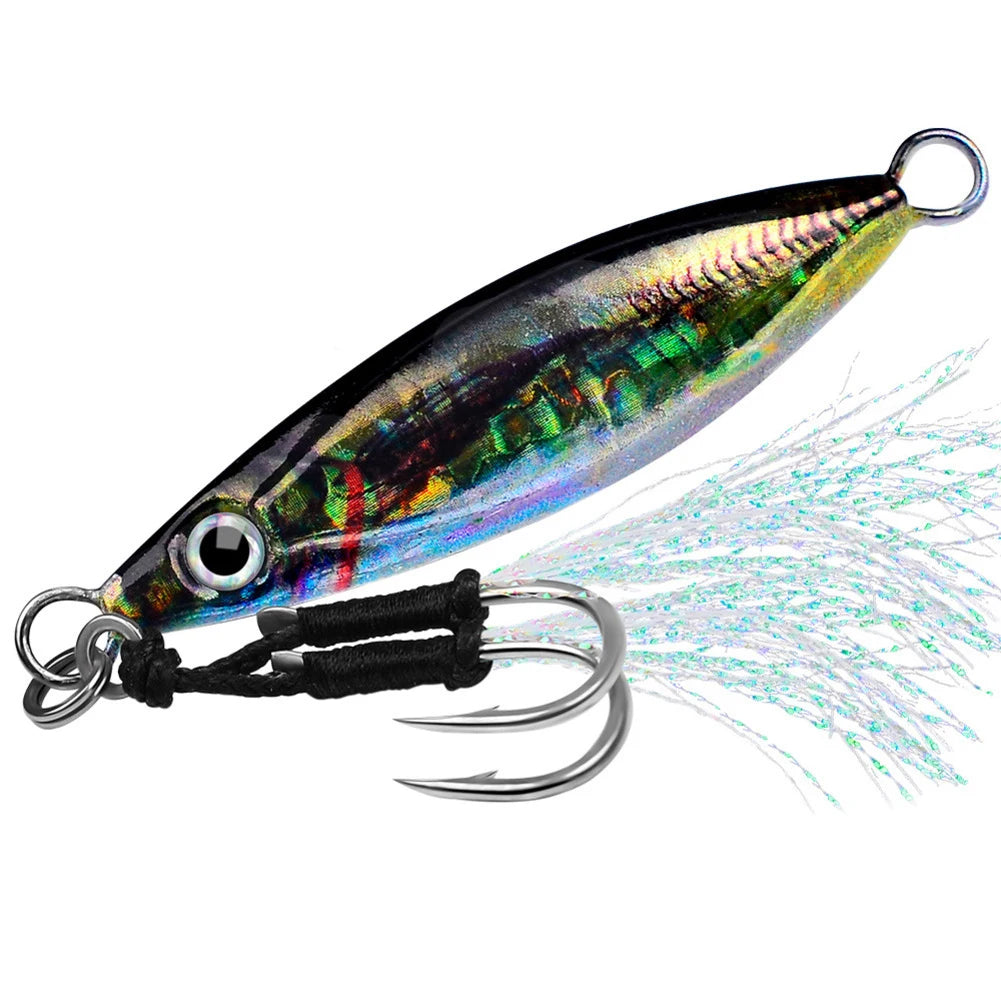 Fast Sinking Metal Spoon Jig Fishing Lure Lures Jigs Spoon Saltwater Artificial Bait Fishing Accessories