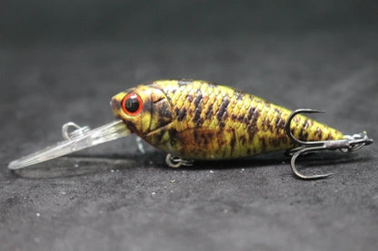 Crankbait Fishing Lure 8g 8cm 3 Meters Depth High End Hooks Wide Wobble with Deep Diving Carp Fishing HC549