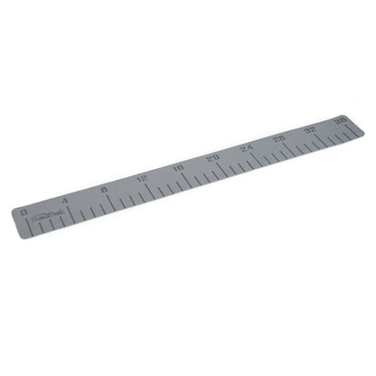 SeaDek 36" Fish Ruler | Storm Grey with SeaDek Logo | Laser-Etched | 3M Adhesive | Closed-Cell EVA Foam | Non-Skid | Peel & Stick