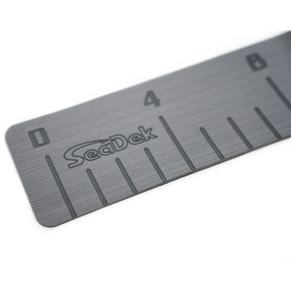 SeaDek 36" Fish Ruler | Storm Grey with SeaDek Logo | Laser-Etched | 3M Adhesive | Closed-Cell EVA Foam | Non-Skid | Peel & Stick