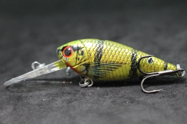 Crankbait Fishing Lure 8g 8cm 3 Meters Depth High End Hooks Wide Wobble with Deep Diving Carp Fishing HC549
