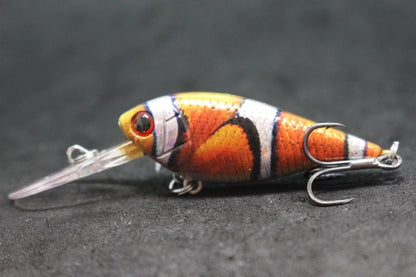 Crankbait Fishing Lure 8g 8cm 3 Meters Depth High End Hooks Wide Wobble with Deep Diving Carp Fishing HC549