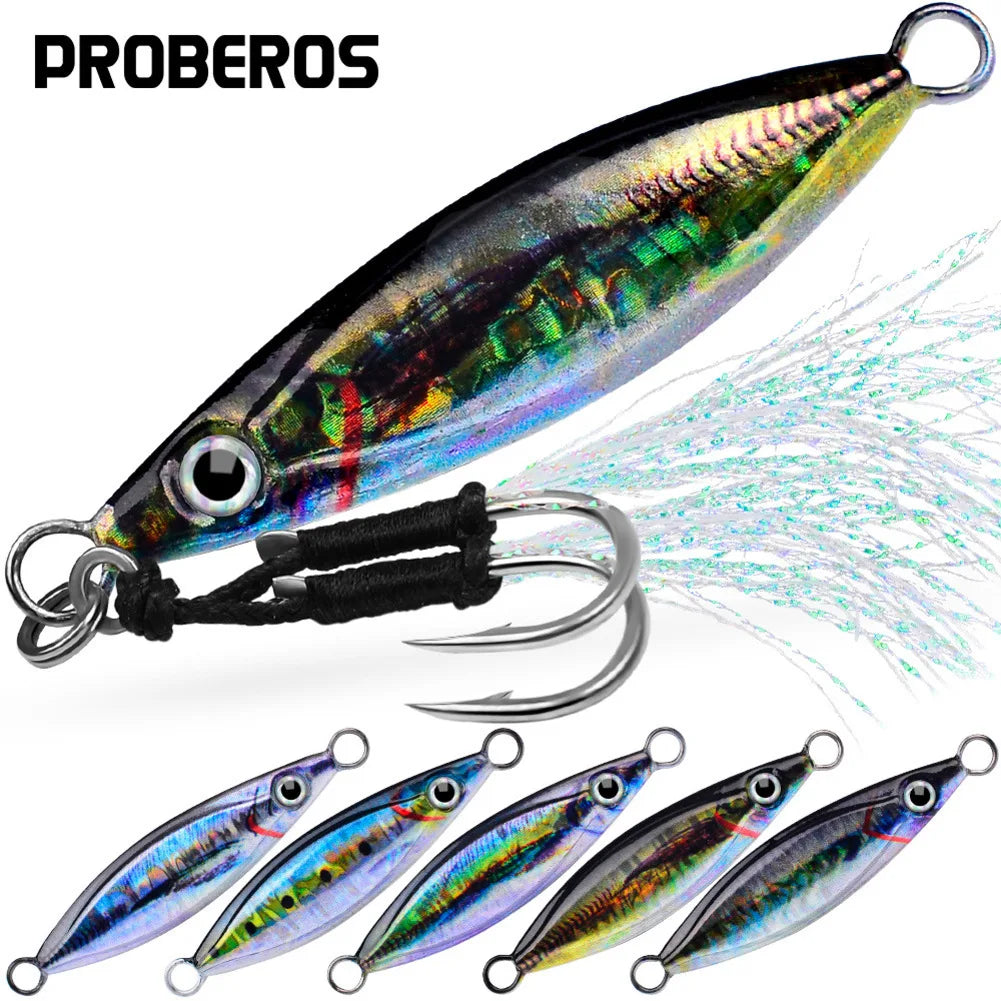 Fast Sinking Metal Spoon Jig Fishing Lure Lures Jigs Spoon Saltwater Artificial Bait Fishing Accessories