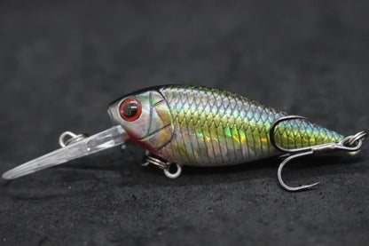 Crankbait Fishing Lure 8g 8cm 3 Meters Depth High End Hooks Wide Wobble with Deep Diving Carp Fishing HC549