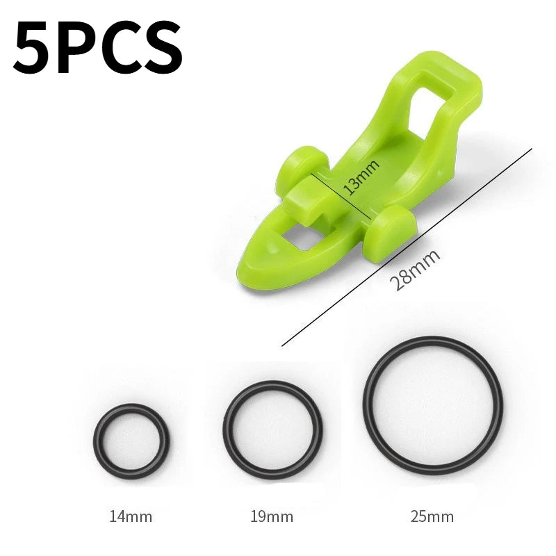 5pcs Fishing Rod Pole Hook Keeper Lure Bait Holder Lure Accessories Jig Hooks Safety Keeping Holder Fishing Tool