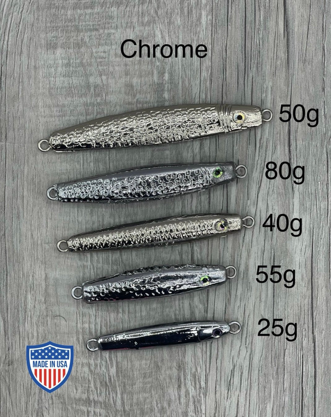 Kraken Jigz Chrome Micro Jig | Casting & Jigging