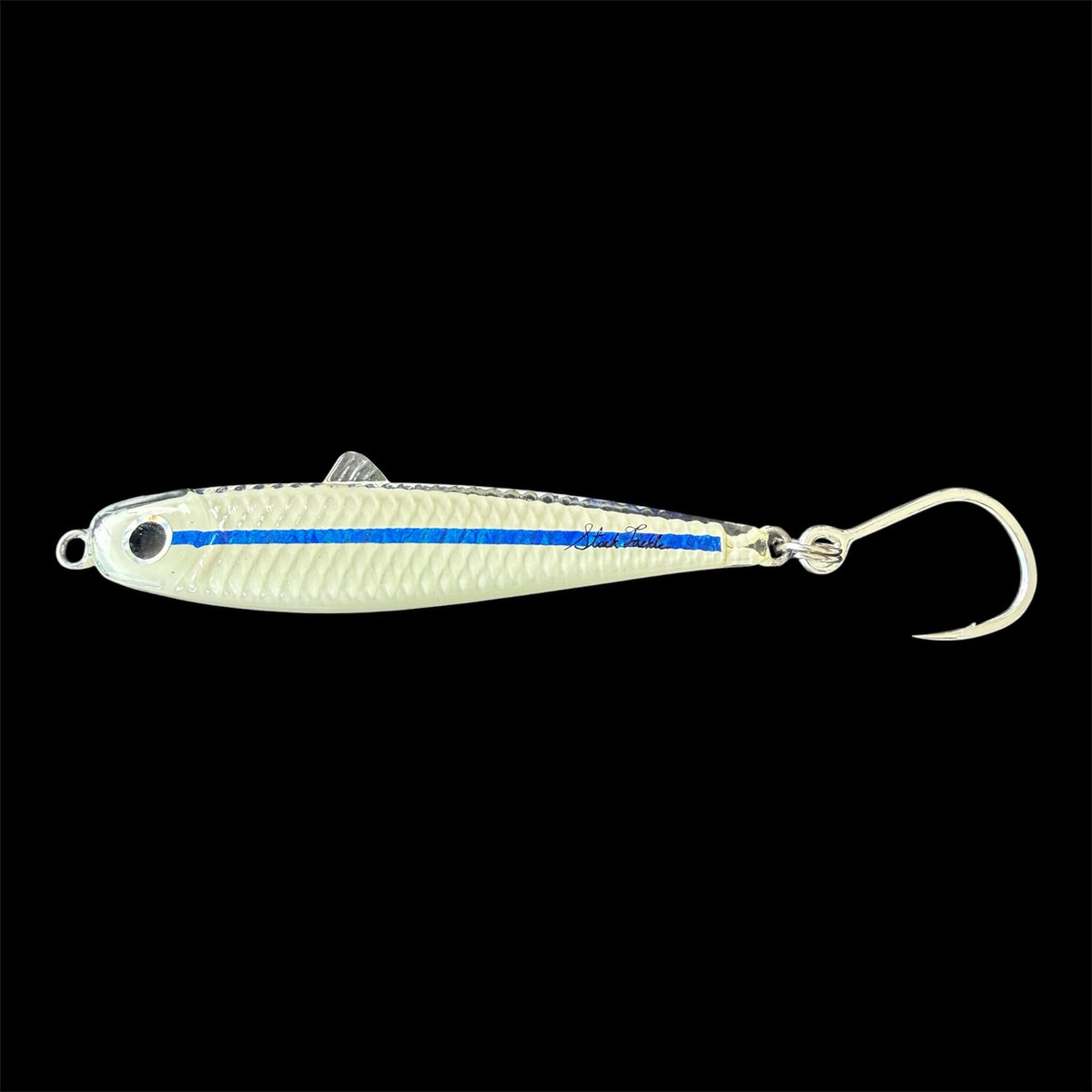 Stack Tackle Chovie Jig | 3/4 oz | BKK Inline Hook | Anchovy Imitation | False Albacore, Striped Bass, Black Sea Bass | 5 Colors
