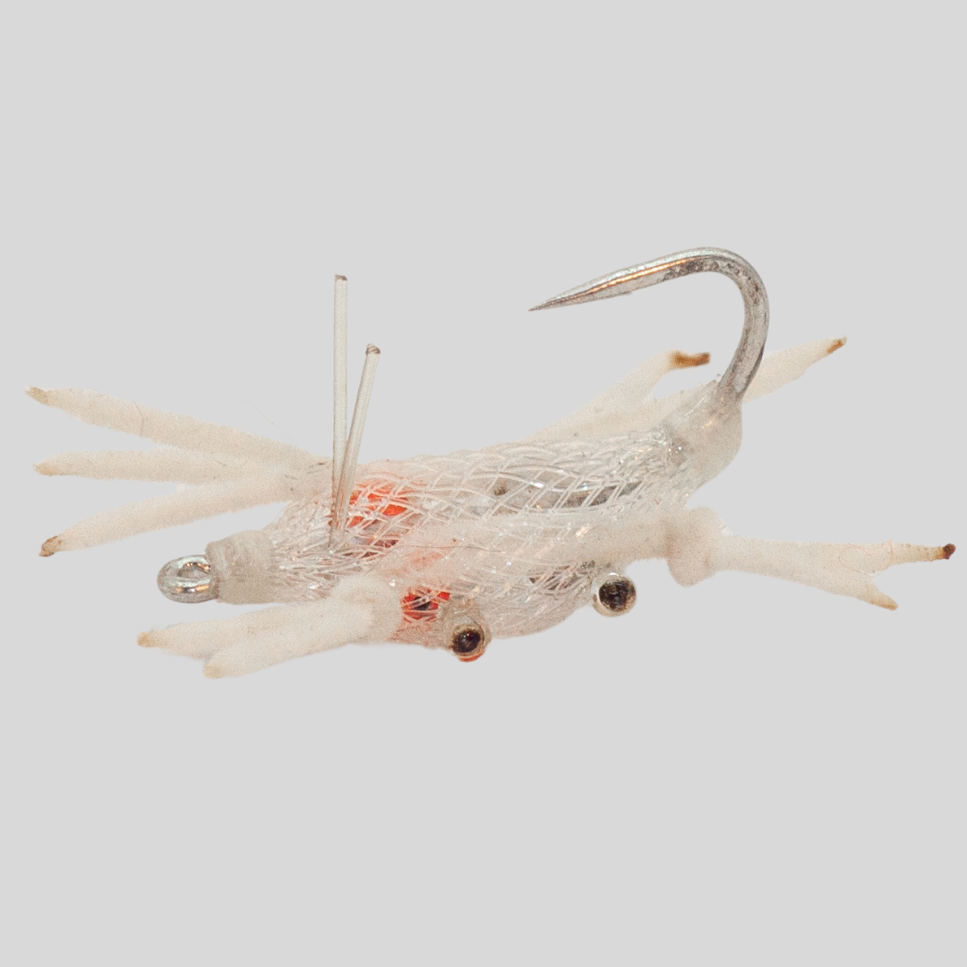Flymen Alphlexo Crab | Seychelles Crab Fly | Body Tubing Construction | Tungsten & Bead Chain | Weed Guard | #2, #6 & #8 Micro | 19 Variants | Bonefish, Permit & GT | Flymen