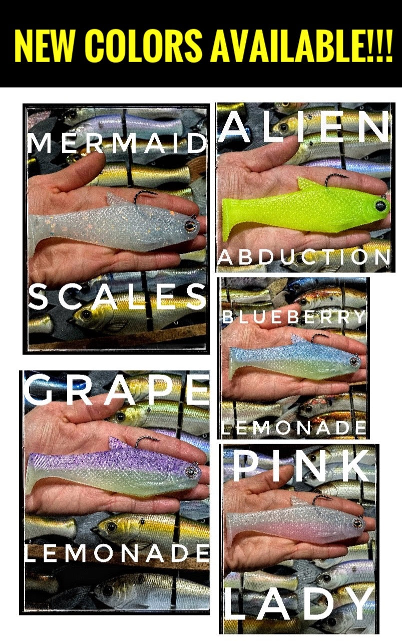Bull Shad Swimbaits Bacca Burrito 6" Medium Sink
