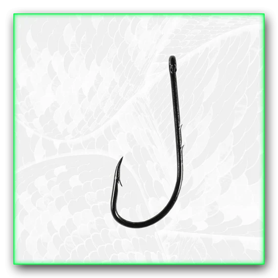 Royal Hooks ROYAL Bait Holder Hooks | 2 Built-In Bait Keeper Pegs | Live Bait, Worms & Natural Bait | #1–8/0 | 10-Pack